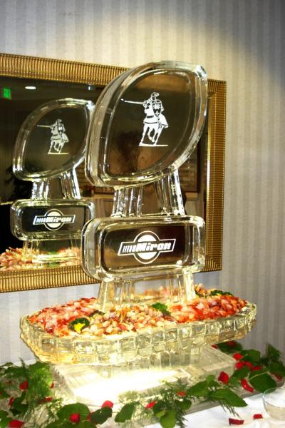 This seafood station was created For Miron. Contact us today to feature a functional ice sculpture at your next corporate event. 