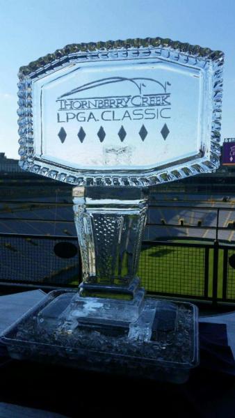 Women's Major League Golf Ice Sculpture