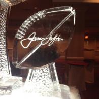 Major League Football Ice Sculpture