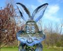 Easter Bunny Ice Sculpture